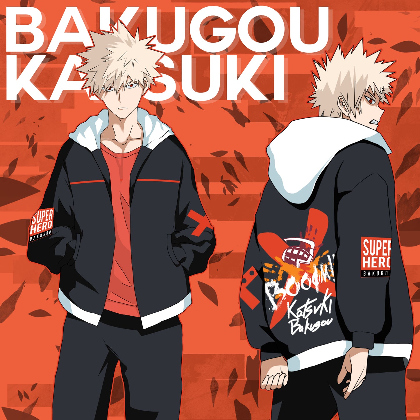 Hero Katsuki Zip Hoodie - Supreme Rabbit