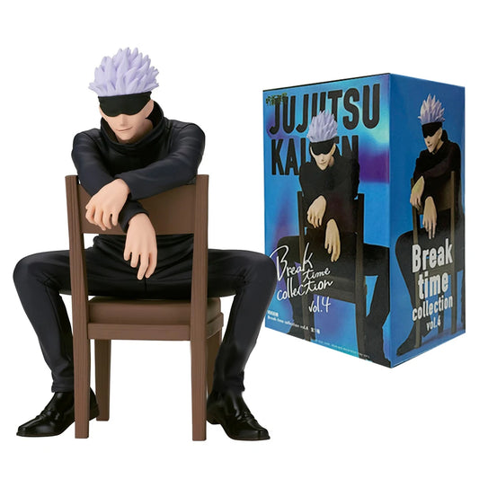 11CM Gojo Satoru 'Break Time' Sitting Pose Anime Figure