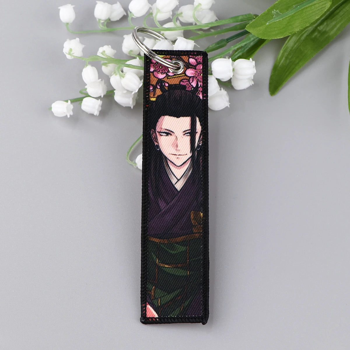 Jujutsu Kaisen Character Embroidery Keychain Tags Set