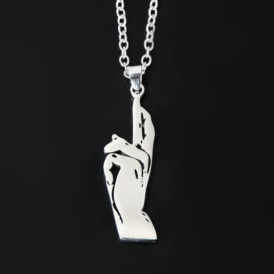 Ryoiki Tenkai Hand Sign Pendant Necklace