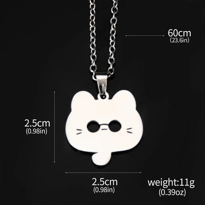 Gojo Cat Pendant Necklace