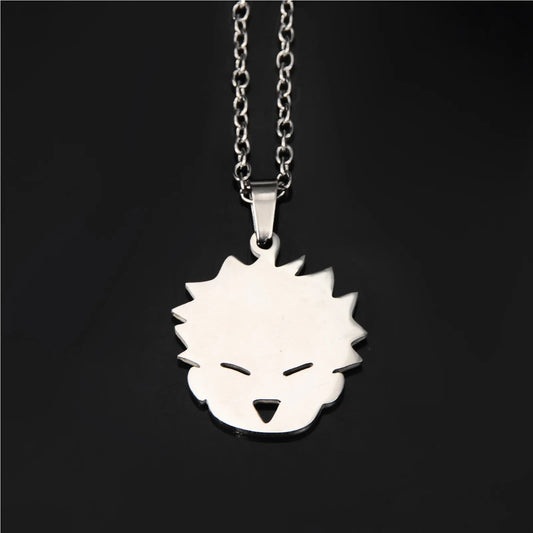 Itadori Yuji Fox Face Pendant Necklace