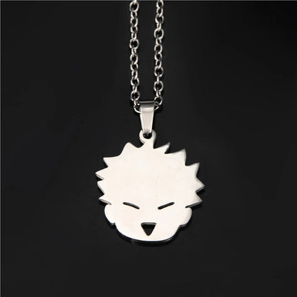 Itadori Yuji Fox Face Pendant Necklace