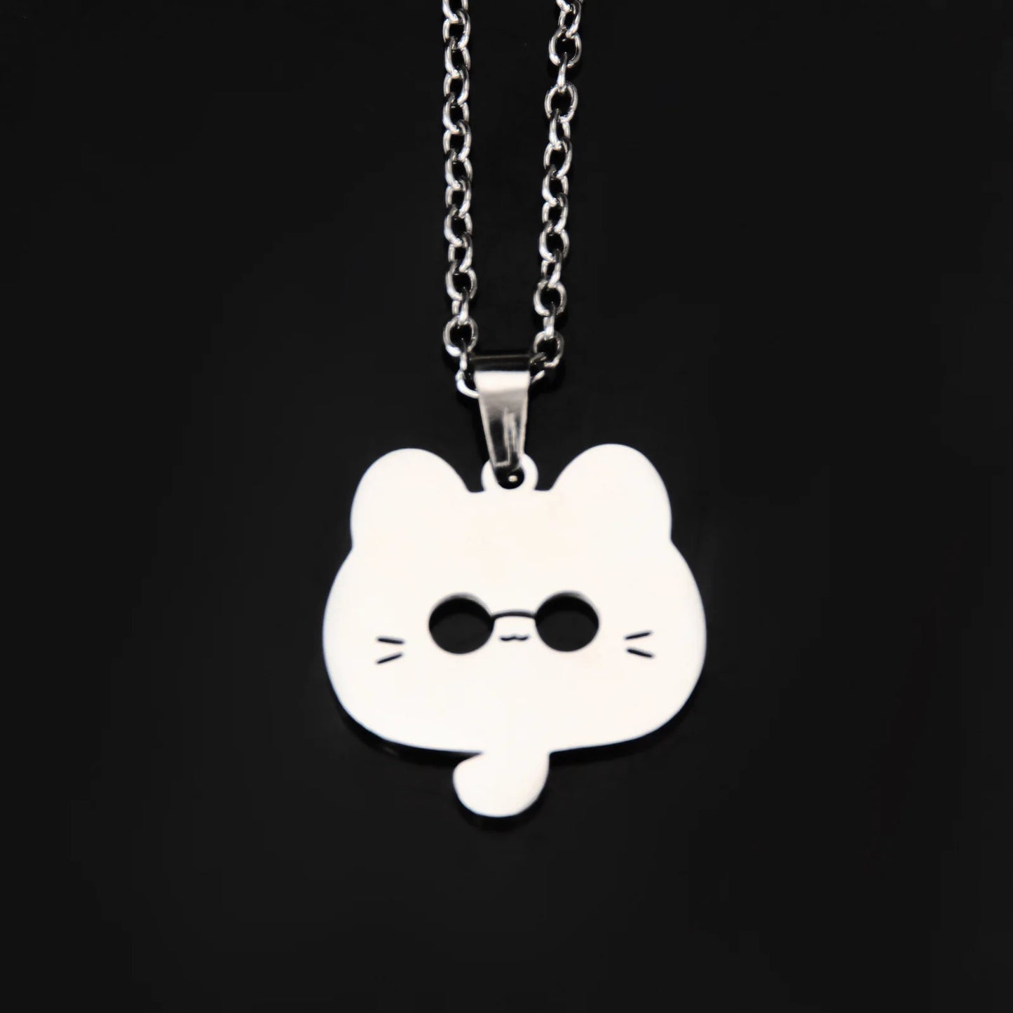 Gojo Cat Pendant Necklace