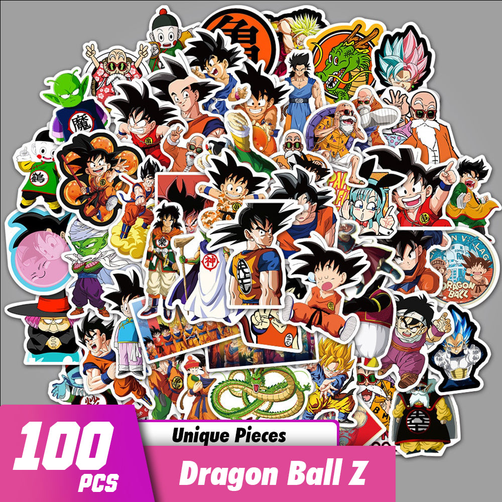 Dragon Ball Z Sticker Pack of 100 Pieces - Supreme Rabbit
