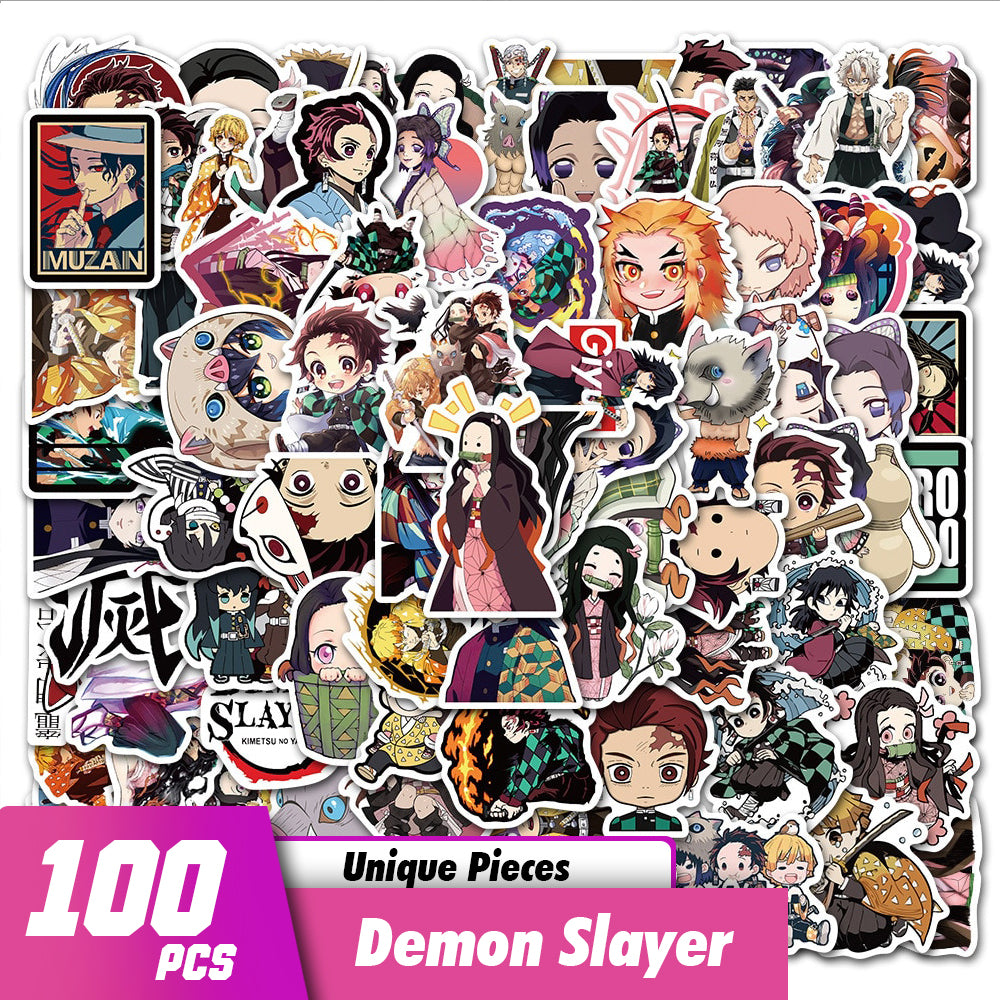 Demon Slayer Sticker Pack of 100 Pieces - Supreme Rabbit