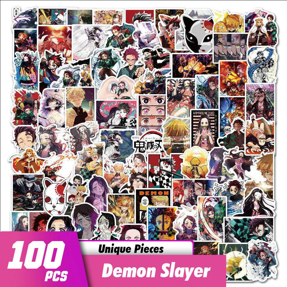 Demon Slayer Sticker Pack of 100 Pieces - Supreme Rabbit