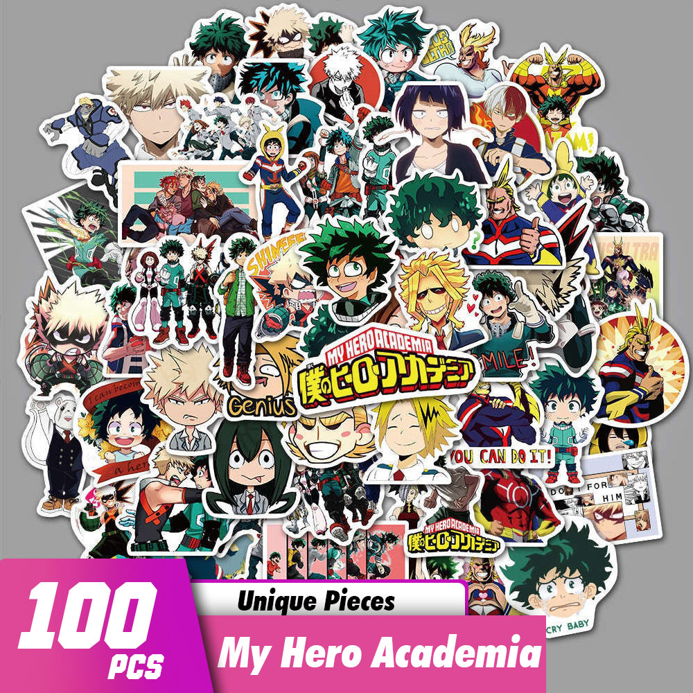 My Hero Academia Sticker Pack of 100 Pieces - Supreme Rabbit