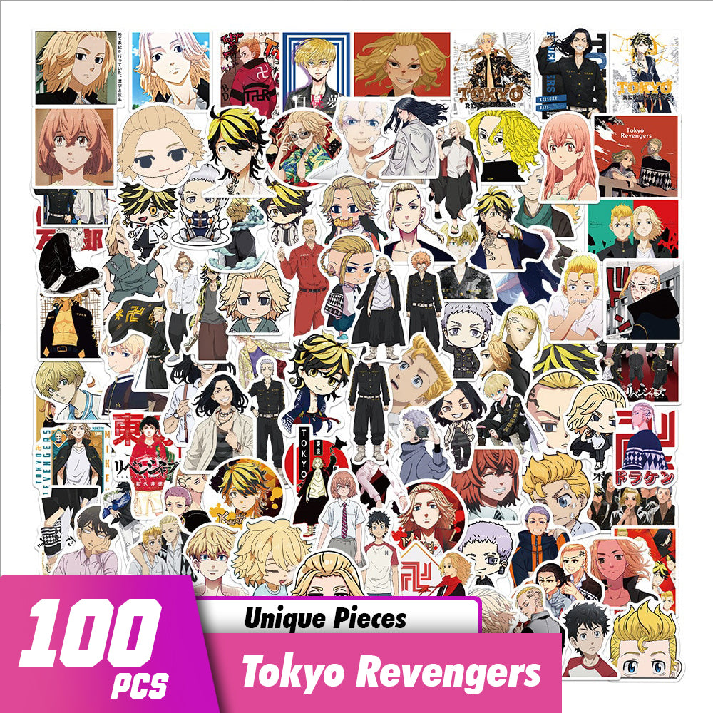 Tokyo Revengers Sticker Pack of 100 Pieces - Supreme Rabbit